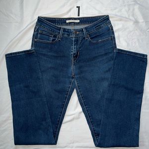 EUC Levi's Mid Rise Skinny Jeans Size 27, Long length!